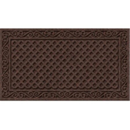 Apache Mills 2536241 18 x 30 In. Doormat Iron Lat; Walnut 2536241